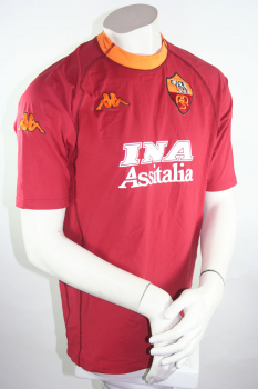 Preview: Kappa AS Rom Trikot 18 Gabriel Batistuta 2000/01 batigol Rot Heim Herren XL