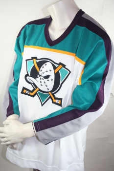 CCM Anaheim Mighty Ducks camiseta NHL blanco hockey sobre hielo señor S/M/L/XL/XXL