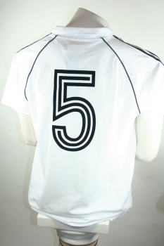 Adidas Alemania camiseta 5 Franz Beckenbauer copa del mundo 1974 DfB blanco señor M, L o XL