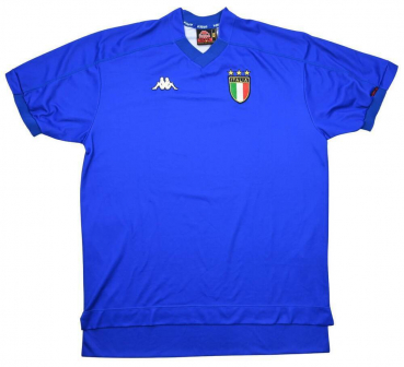 Kappa Italien Trikot 1998 - 2000 blau heim herren XL (Italien Trikot Kappa Größe XL Original)