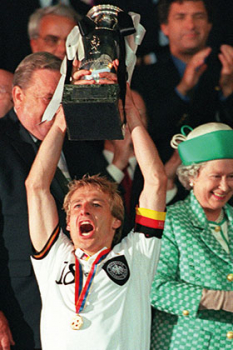 Adidas Deutschland Trikot 18 Jürgen Klinsmann 1996 Euro 96 Match worn DfB Herren S oder XL