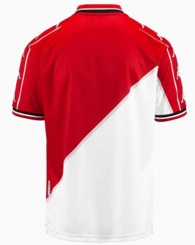 Kappa AS Monaco camiseta 1999/00 2000 rojo y blanco ASM no sponsor senor XL