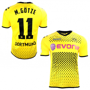 Kappa Borussia Dortmund Trikot 11 Mario Götze 2011/12 BVB Evonik Herren S-M=176cm