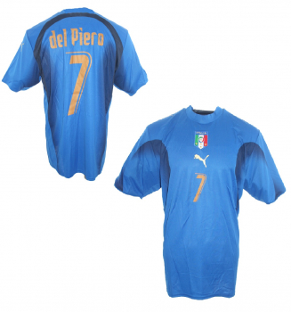 Puma Italien Trikot 7 Alessandro Del Piero WM 2006 Weltmeister NEU Herren XL
