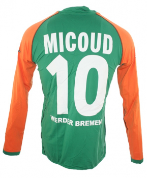 Kappa SV Werder Bremen Trikot 10 Johan Micoud 2003/04 Matchworn Herren XL