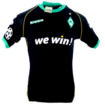 Kappa SV Werder Bremen Trikot 11 Miroslav Klose 2006/07 schwarz event we-win Herren S oder M oder Kinder 164-176 cm