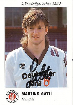 Patrick FC St. Pauli Trikot 11 Martino Gatti 1992/93 Deutscher Ring Neu Heim Herren XL oder XXL/2XL