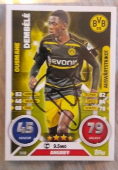 Puma Borussia Dortmund Trikot 7 Ousmane Dembélé 2016/17 BVB Evonik Schwarz Herren XL