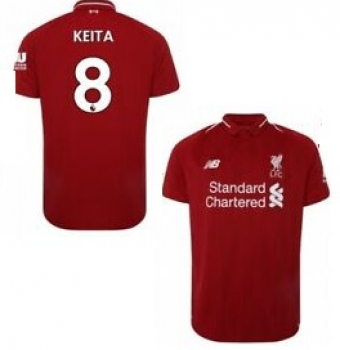 New Balance FC Liverpool Trikot 8 Keita 2018/19 Standard Chartered rot Herren M