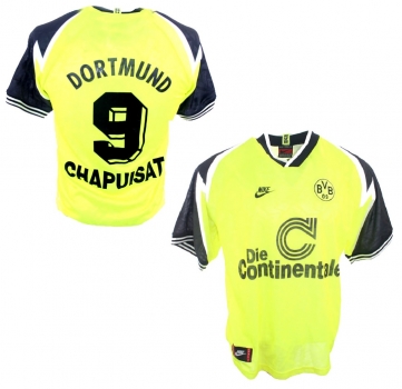 Nike Borussia Dortmund Trikot 9 Chapuisat 1995/96 BVB Heim Herren M