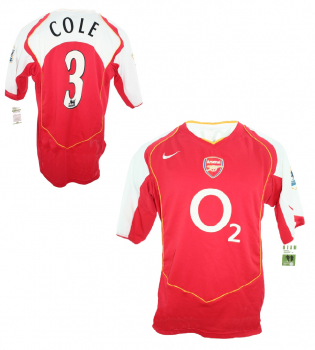 Nike FC Arsenal London Trikot 3 Ashley Cole 2004/05 Ungeschlagen Heim Herren 2XL/XXL
