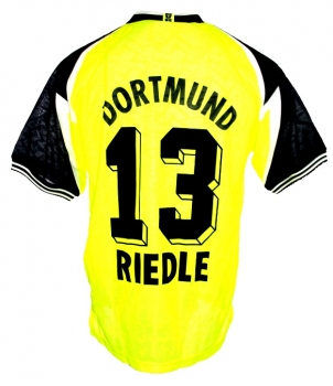 Preview: Nike Borussia Dortmund jersey 13 Karl-Heinz Riedle 1995/96 Continentale BVB CL Home men's L