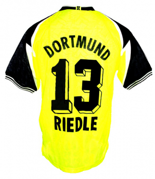 Preview: Nike Borussia Dortmund Trikot 13 Karl-Heinz Riedle 1995/96 Continentale BVB CL Herren M