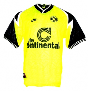 Preview: Nike Borussia Dortmund jersey 13 Karl-Heinz Riedle 1995/96 Continentale BVB CL Home men's L