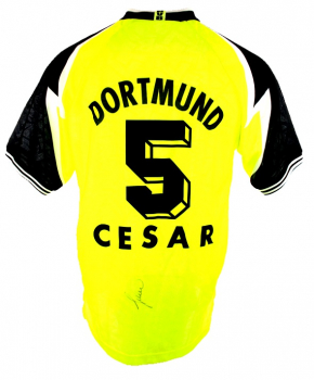 Preview: Nike Borussia Dortmund jersey 5 Julio César 1995/96 Continentale BVB CL Home men's XL