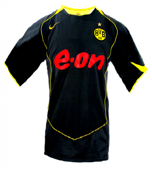 Nike Borussia Dortmund Trikot 14 Ebi Smolarek 2004/05 E-On Schwarz BVB Herren M