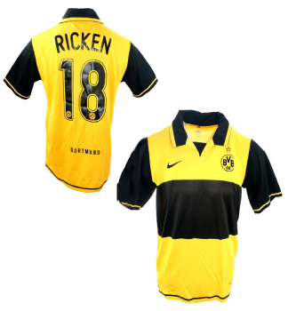 Nike Borussia Dortmund Trikot 18 Lars Ricken 2007/08 BVB ohne Sponsor Heim Herren M/L/XL