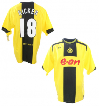 Nike Borussia Dortmund Trikot 18 Lars Ricken 2005/06 E-on BVB Auswärts Herren XXL/2XL