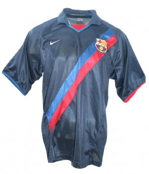 Nike FC Barcelona jersey 10 Ronaldinho 2003/04 away men's XL