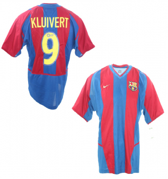 Nike FC Barcelona Trikot 9 Patrick Kluivert 2002/03 Heim Herren M