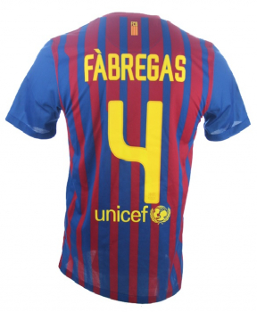 Nike FC Barcelona camiseta 4 Cesc Fabregas 2011/12 Qatar Foundation Senor M o L