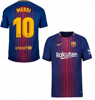 Nike FC Barcelona Trikot 10 Lionel Messi 2017/18 Rakuten heim NEU Herren S