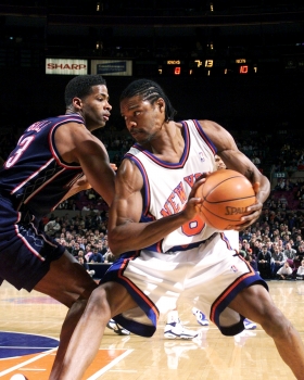 Champion New York Knicks Trikot 8 Latrell Sprewell NBA weiß NBA Herren L