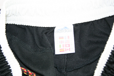 Adidas Deutschland Hose Shorts WM 1998 DFB Schwarz Heim Herren L