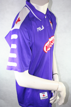 Fila A.C. Florenz Trikot 9 Gabriel Batistuta 1998/99 Batigol Nintendo Blau Neu Herren S/M/L/XL