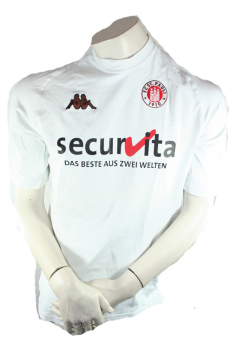 Kappa FC St. Pauli Trikot 2002/03  21 Stanislawski/27 Patschinski Securvita Weiß Herren L