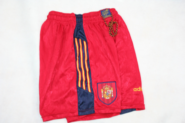 Adidas España Pantalones Corto shorts camiseta Euro 1996 96 rojo senor M
