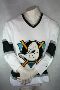 Starter Anaheim Mighty Ducks Trikot Eishockey Movie Film Heim Weiß Herren M