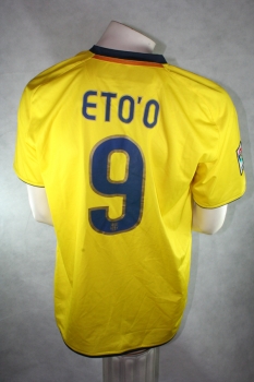 Preview: Nike FC Barcelona Trikot 9 Samuel Eto'o 2008/09 Unicef Gelb Auswärts Herren L