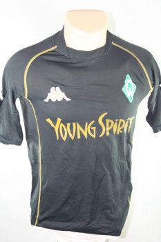 Kappa SV Werder Bremen Trikot 17 Ivan Klasnic 2003/04 Young Spirit Event schwarz Herren S