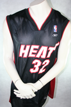 Reebok Miami Heat Trikot 32 Shaquille O'Neal NBA Swingman Schwarz Herren L