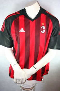Adidas Ac Mailand Trikot 2002/03 Ohne Sponsor Opel heim rotHerren XL