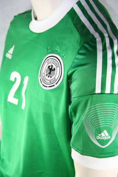 Adidas Deutschland Trikot 21 Marco Reus Grün 2012 Techfit Match Worn DFB Herren XL