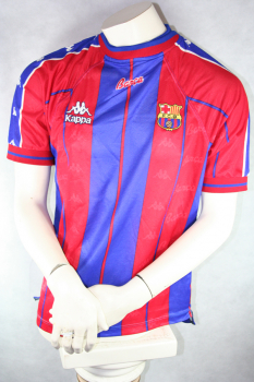 Kappa FC Barcelona Trikot 4 Guardiola Pep 1997/98 Heim Rot/Blau Herren L