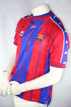Kappa FC Barcelona Trikot 4 Guardiola Pep 1997/98 Heim Rot/Blau Herren L