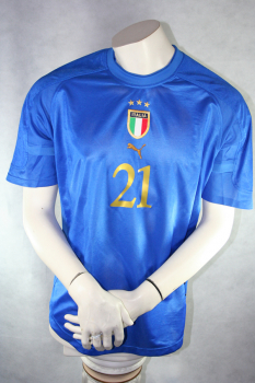 Puma Italien Trikot 21 Andrea Pirlo Euro 2004 Heim Herren L