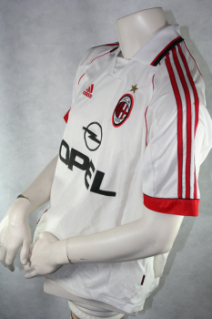 Adidas AC Mailand Trikot 9 George Weah 1998/99 OPEL Weiß Herren M
