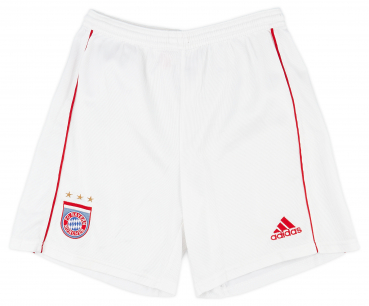 Adidas FC Bayern Múnich panthalones corto shorts 2005/06 blanco nuevo con etiqueta senor L