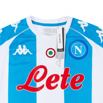 Kappa SSC Napoli Nápoles camiseta 2020/21 argentina white blue senor L