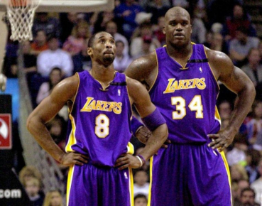 Reebok L.A Los Angelas Lakers Trikot 34 Shaquille O'Neil NBA blau Away Herren M