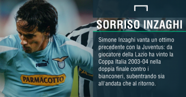 Puma Lazio Rom Trikot 21 Simone Inzaghi 2003/2004 Heim Parmacotto Neu Blau/Weiß Herren L