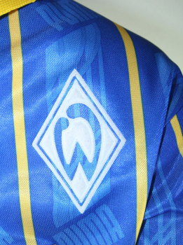 Puma SV Werder Bremen Trikot 1995/96 Dbv 5 Eilts 7 Basler Blau Herren S oder XL