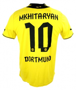 Preview: Puma Borussia Dortmund Trikot 10 Mkhitaryan 2013/14 CL BVB Herren L