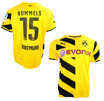 Puma Borussia Dortmund Trikot 15 Mats Hummels 2014/15 Heim BVB Neu Herren XL