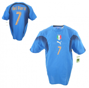 Puma Italien Trikot 7 Alessandro Del Piero WM 2006 Weltmeister Herren L oder XL