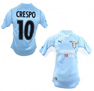 Puma Lazio Rom Trikot 9 Hernán Crespo 2001/2002 Heim Siemens Herren M oder L
